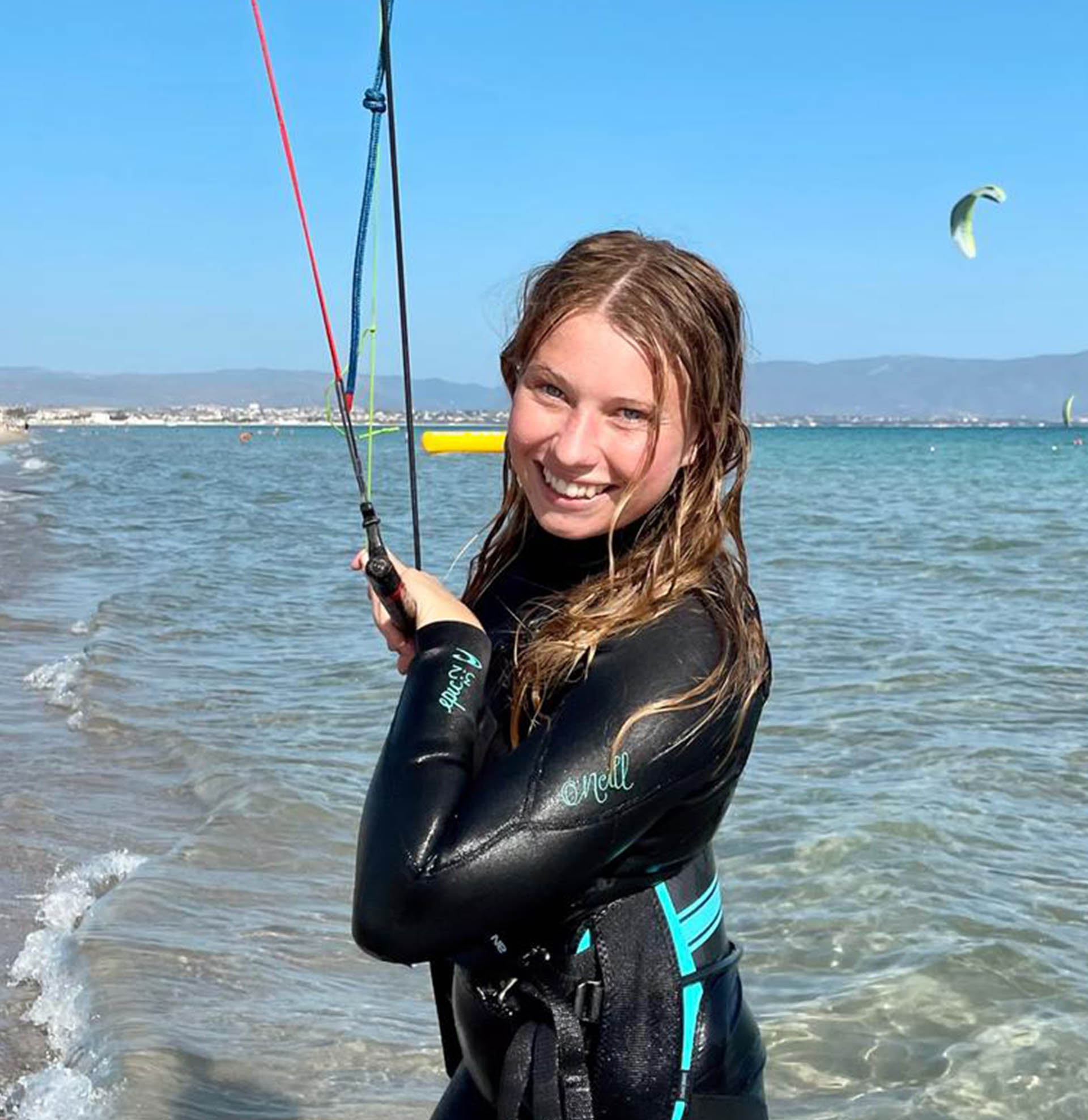 Maggie Pescetto kitesurf