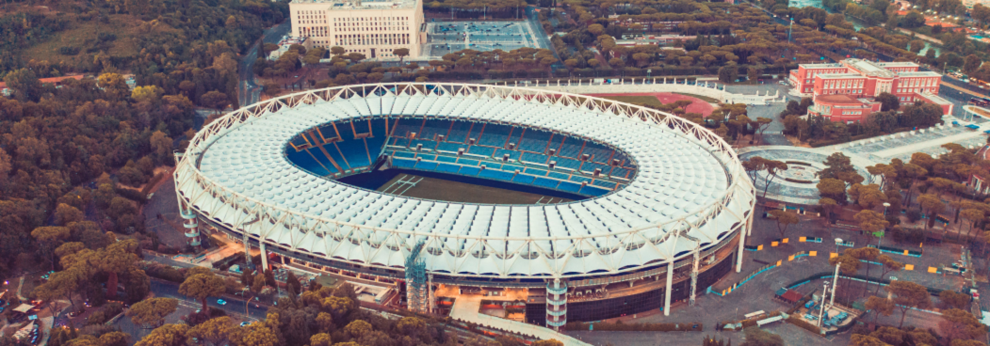 Conferenza stampa allo stadio olimpico